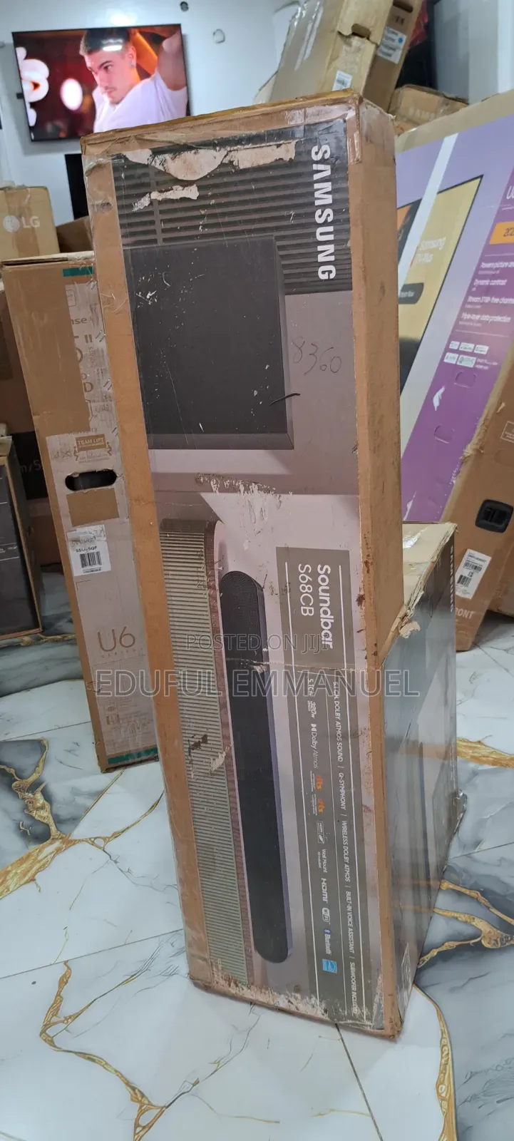 Samsung Slim Design Soundbar S68CB Dolby Atmos Q Symphony WiFi 5.1ch