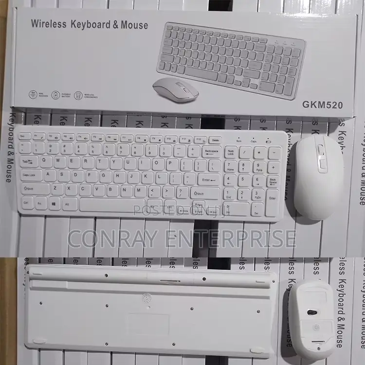 Wireless Keyboard With Mouse (Long).