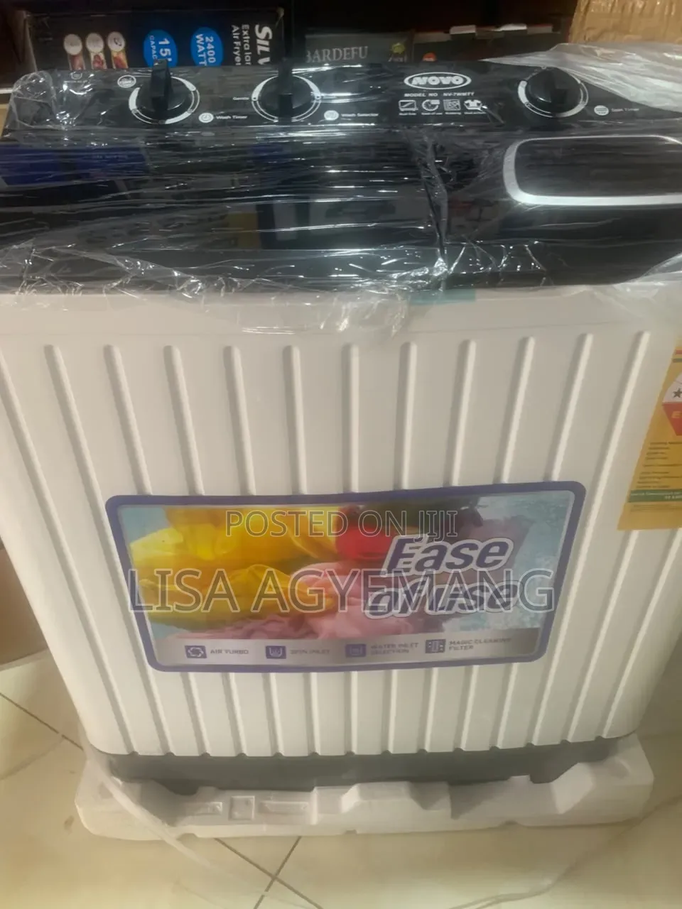 7kg Novo Twin Tub Washing Machine