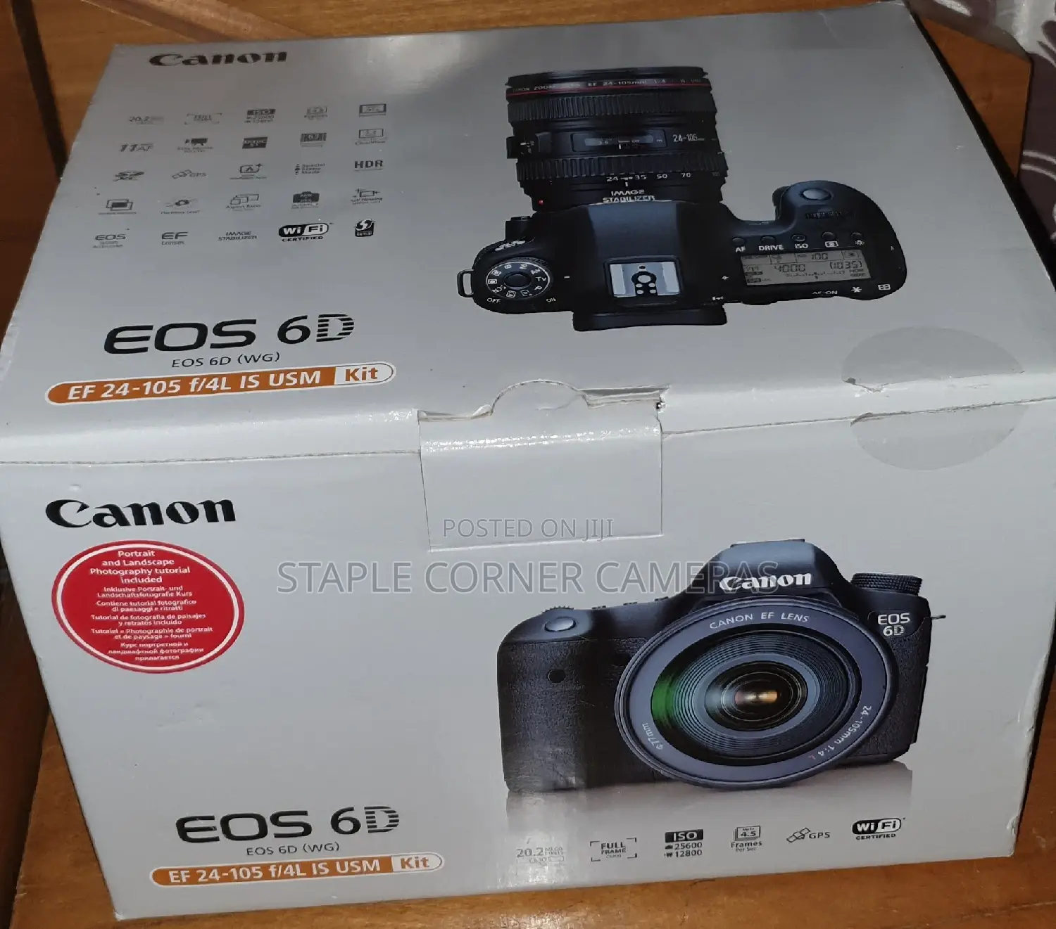 Canon EOS 6D Digital Camera With Canon Ef 24-105mm F/4l Lens