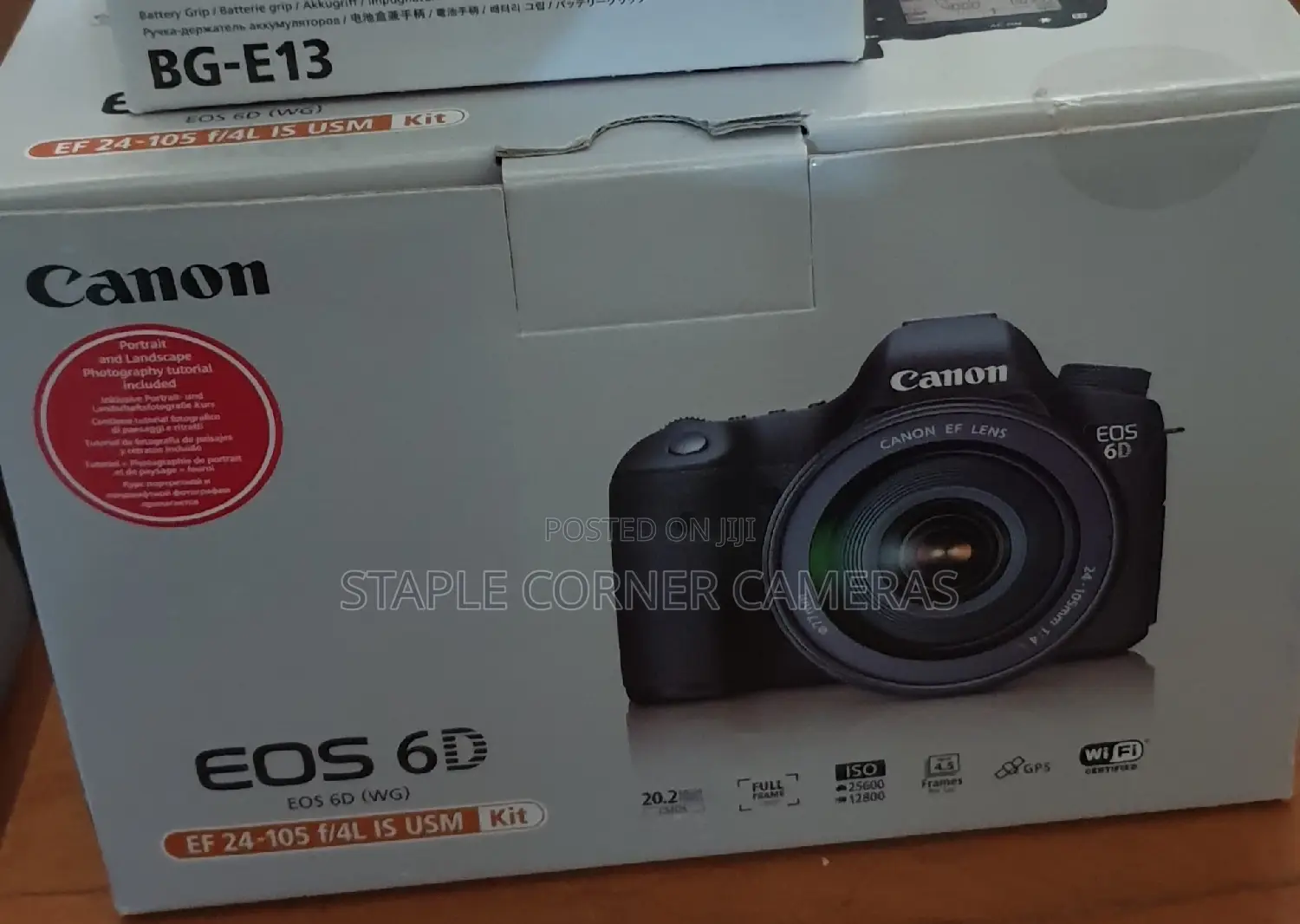 Canon EOS 6D Digital Camera With Canon Ef 24-105mm F/4l Lens