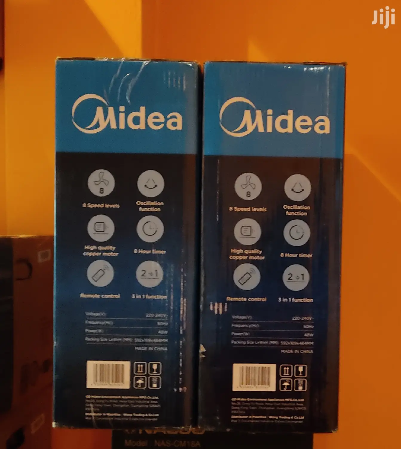 Brand New Midea Standing Fan With Remote