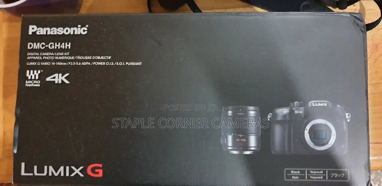 Panasonic Lumix GH4 Digital Camera 4K With 14-140mm Lens