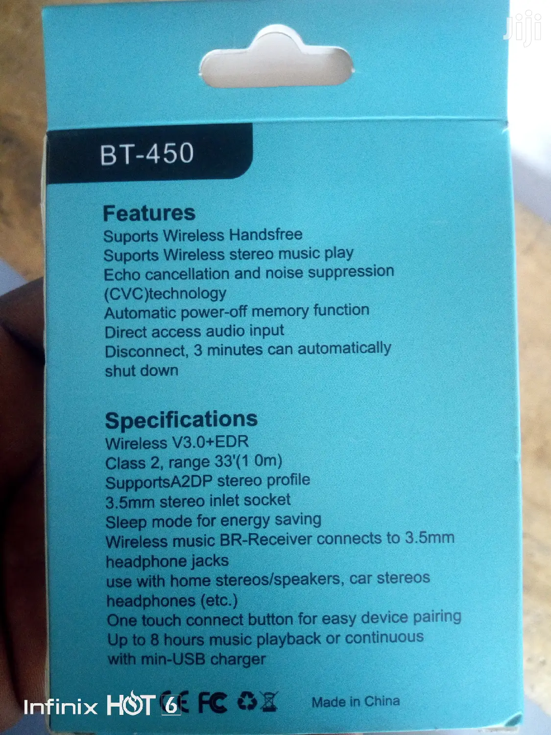 Wireless Receiver Bt-450