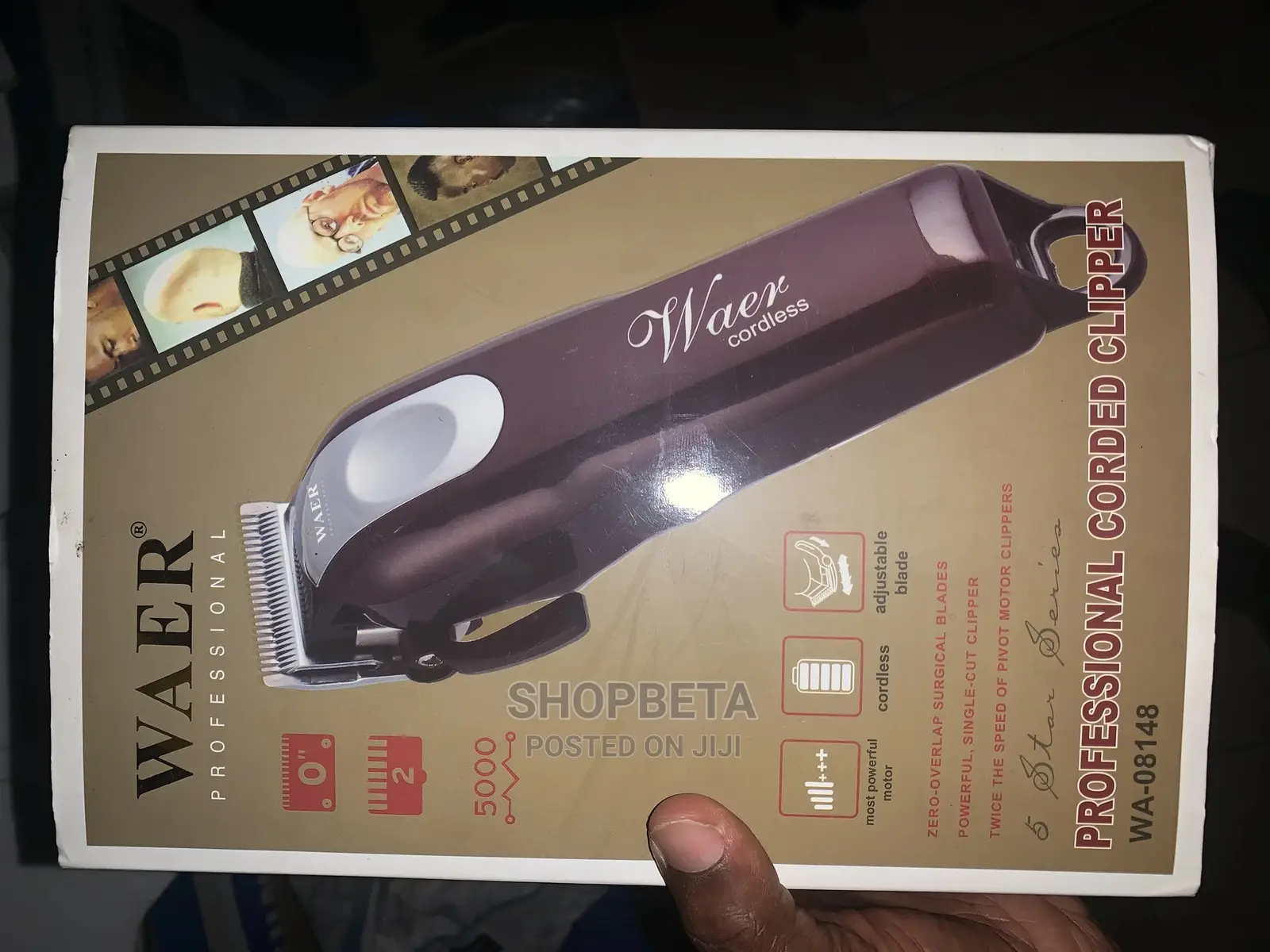 Waer Professional Cordless Clipper