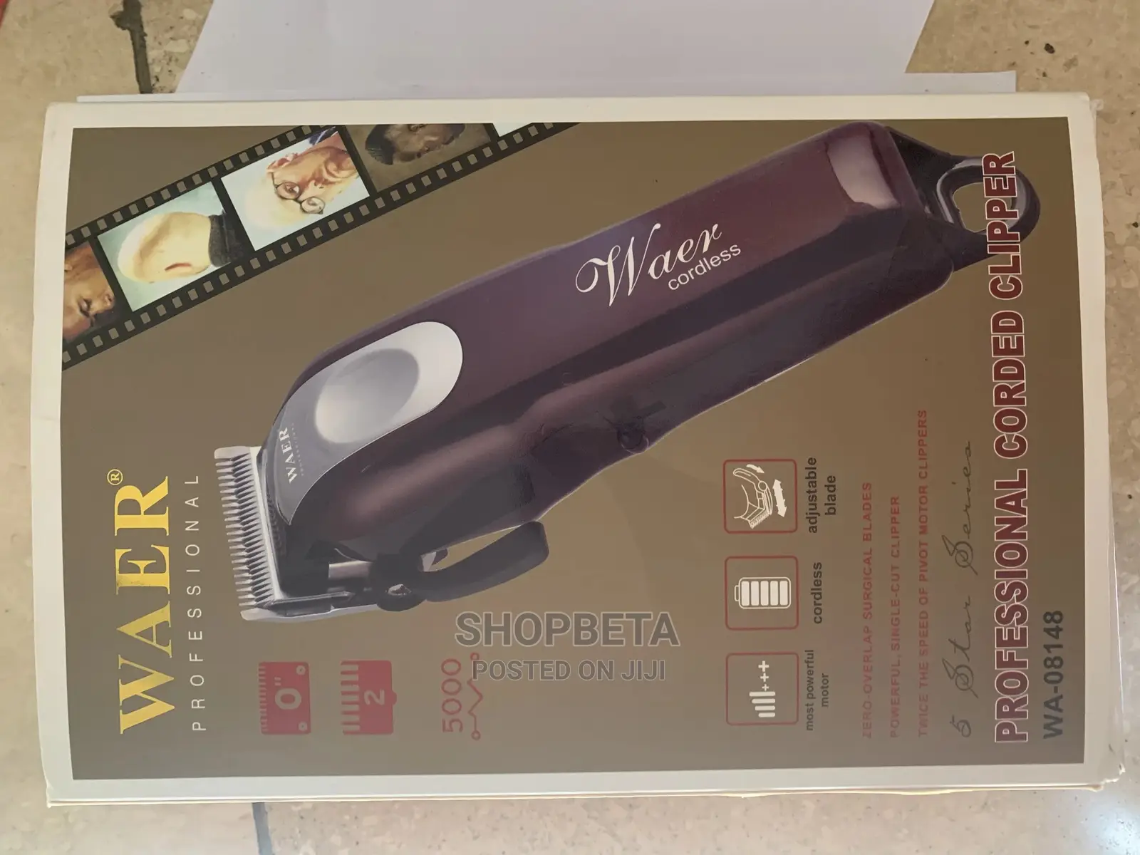 Waer Professional Cordless Clipper