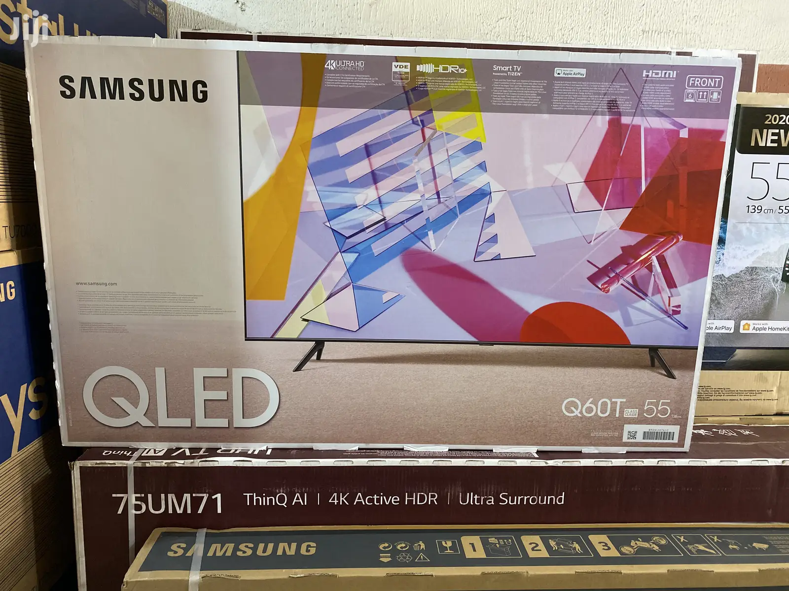 Samsung QLED 55”Inches+ Google Assistant Netflix