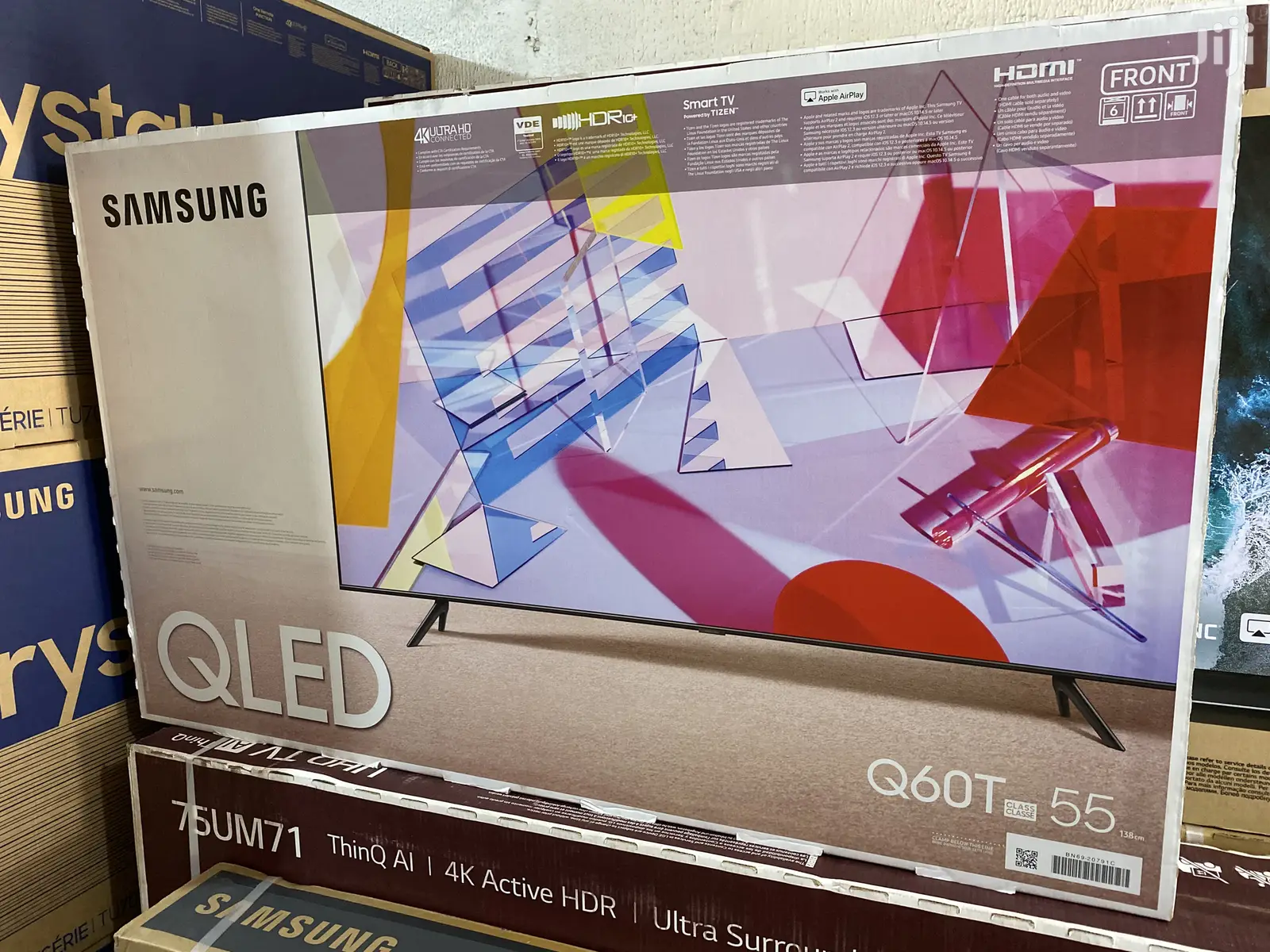 Samsung QLED 55”Inches+ Google Assistant Netflix