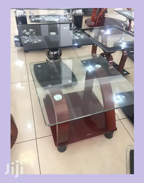 Tempered Plain Square Coffee Table