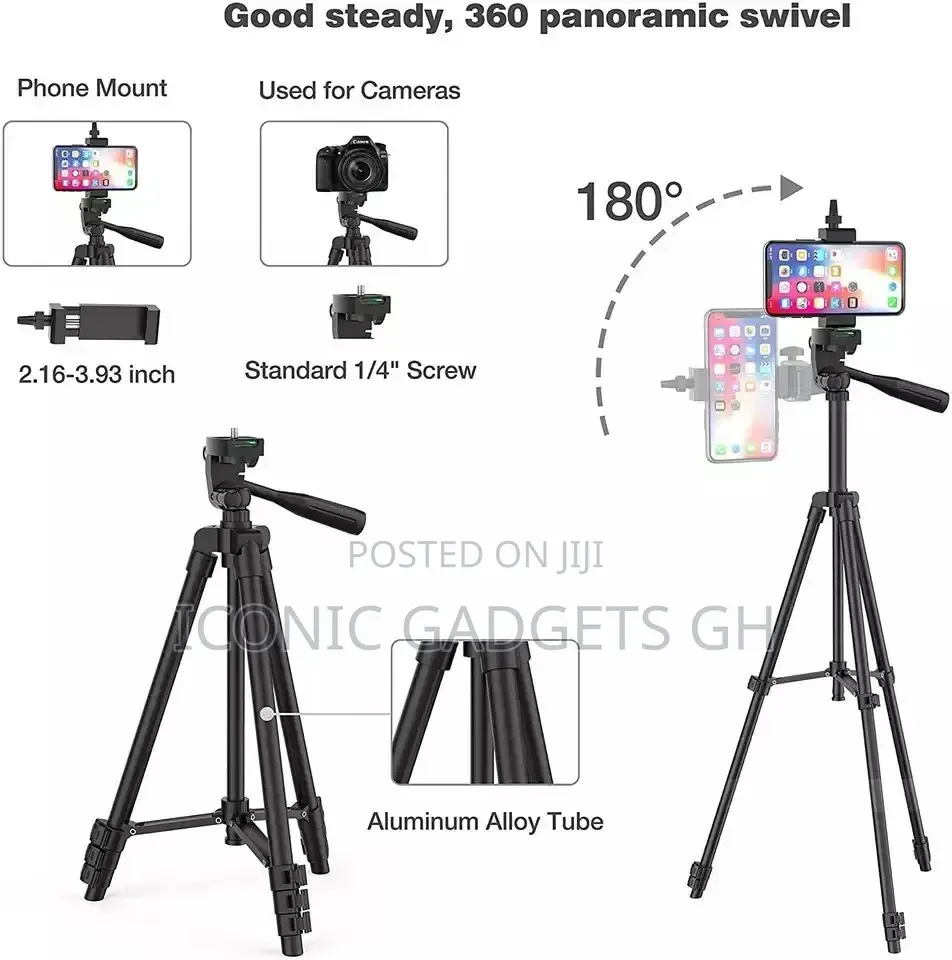Professional Extendable Tripod Stands With Remote Sensors..