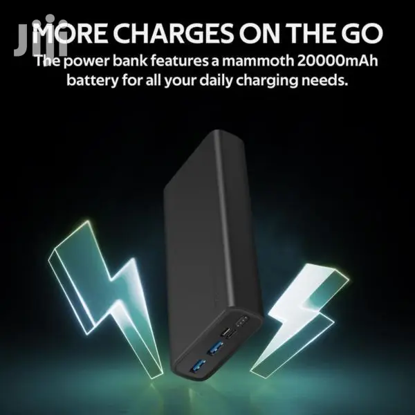 Promate Bolt-20 Compact Smart Charging Power Bank+USB Output