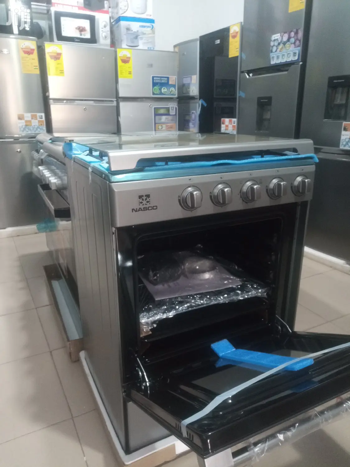 Nasco 60*60 4burner Gas Cooker Oven + Grill