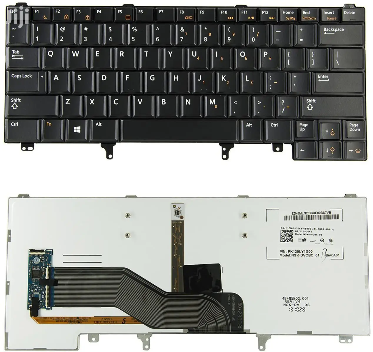 Dell OEM Latitude E4300 Backlit Laptop Keyboard - KR737
