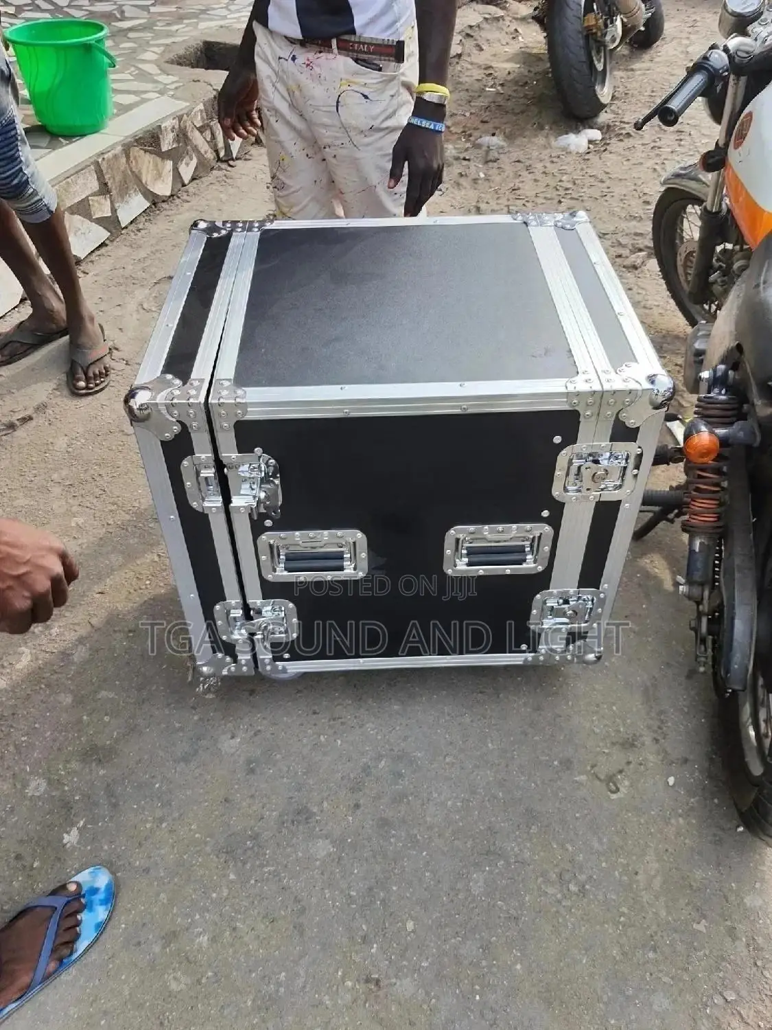 Jac 10u- 10 Space Amp Rack - Road Flight Case W/Casters