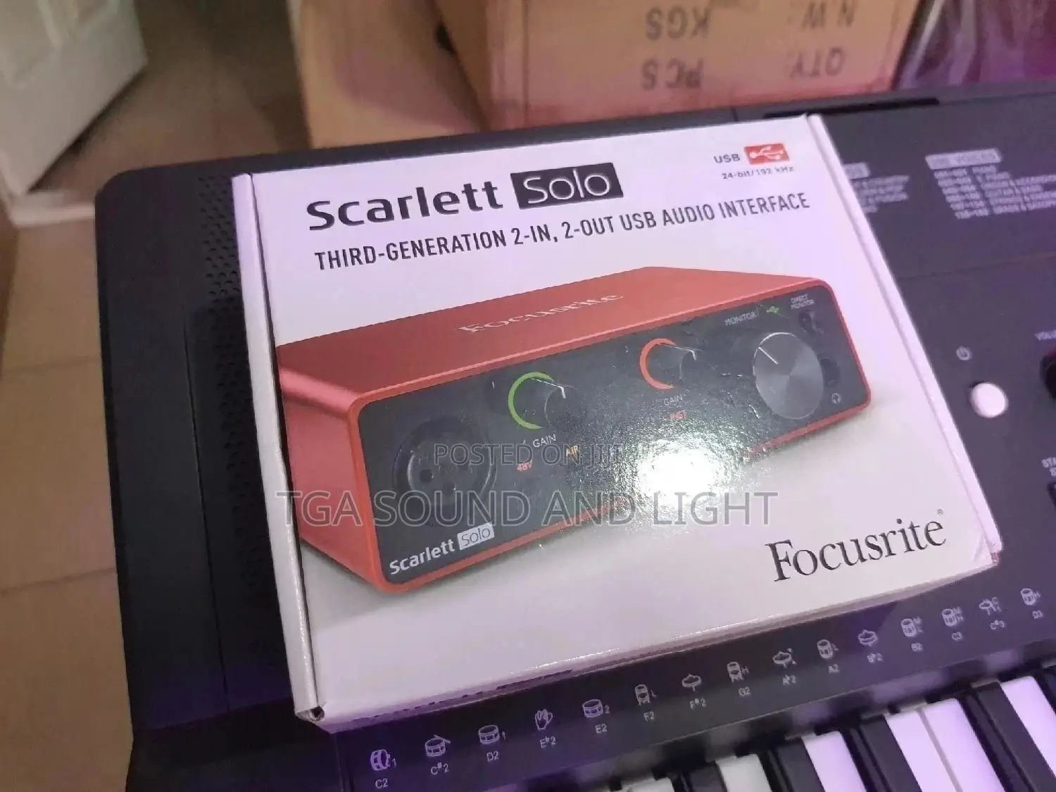 Focusrite Scarlett Solo 2-In 2-Out Audio Interface