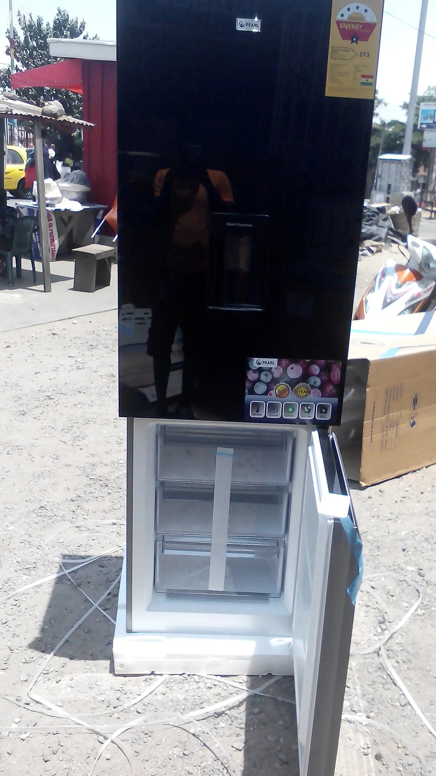 ~~~Eco-friendly Pearl 309 L Double Door+Down Freezer Fridge.