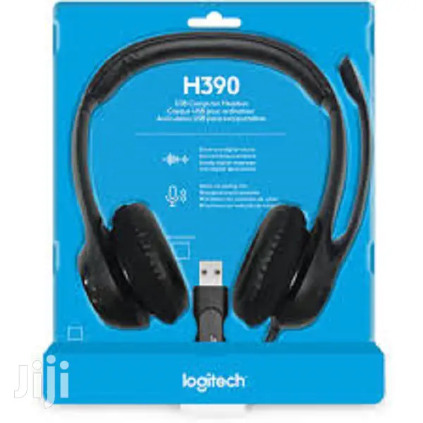 Logitech H390 USB Headset With Noise-Cancelling Mic Original