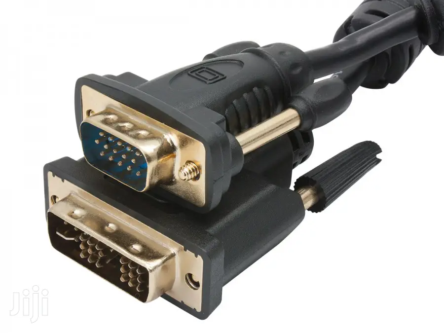 Dvi-I Male to Vga Male 15 Pin Video Cable 5m