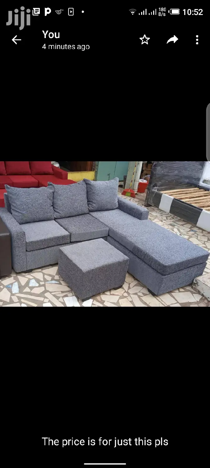 Gray Colored Lshaped Sofa.Free Delivery ❤🖤