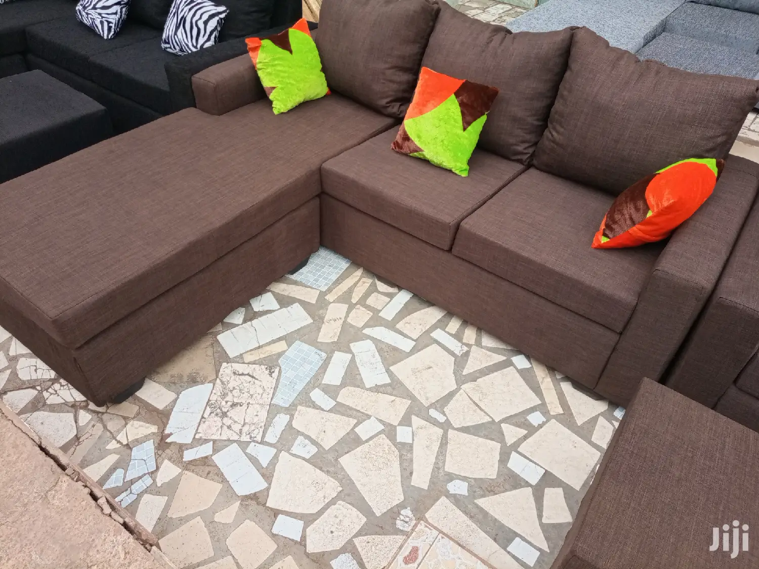 New Cofe L Shaped Sofa Chair. Fre Delivery