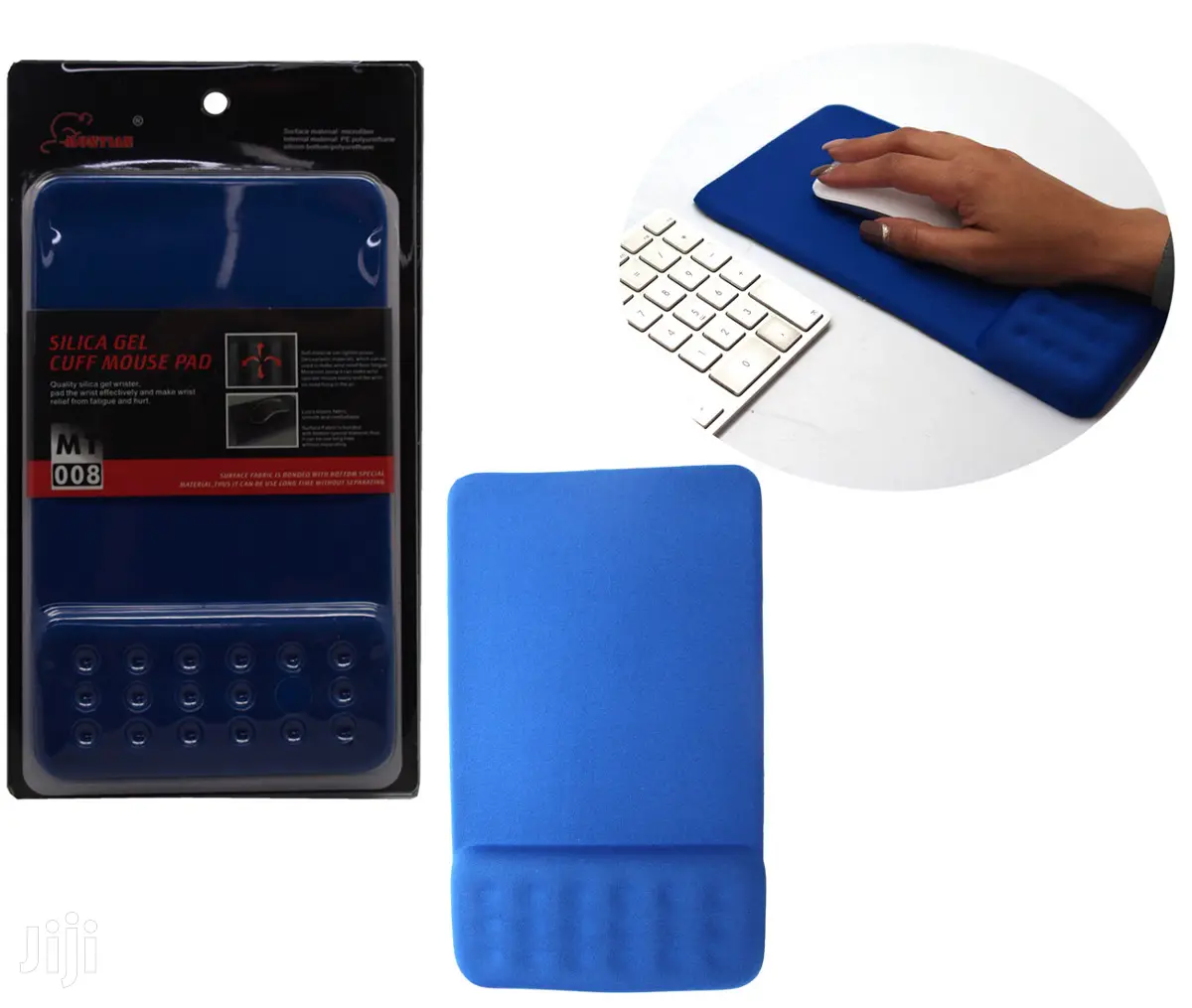 Mouse Pad With Special Silicone Hand Support