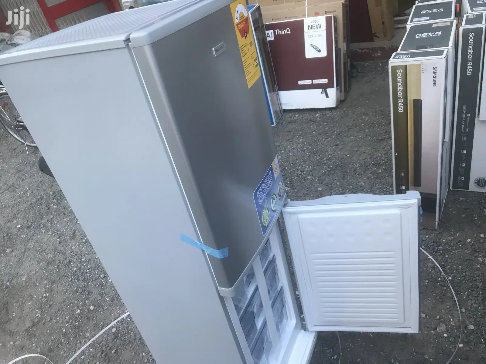 Nasco Fridge Fast Freezing147 Ltr Double Door Bottom Freezer