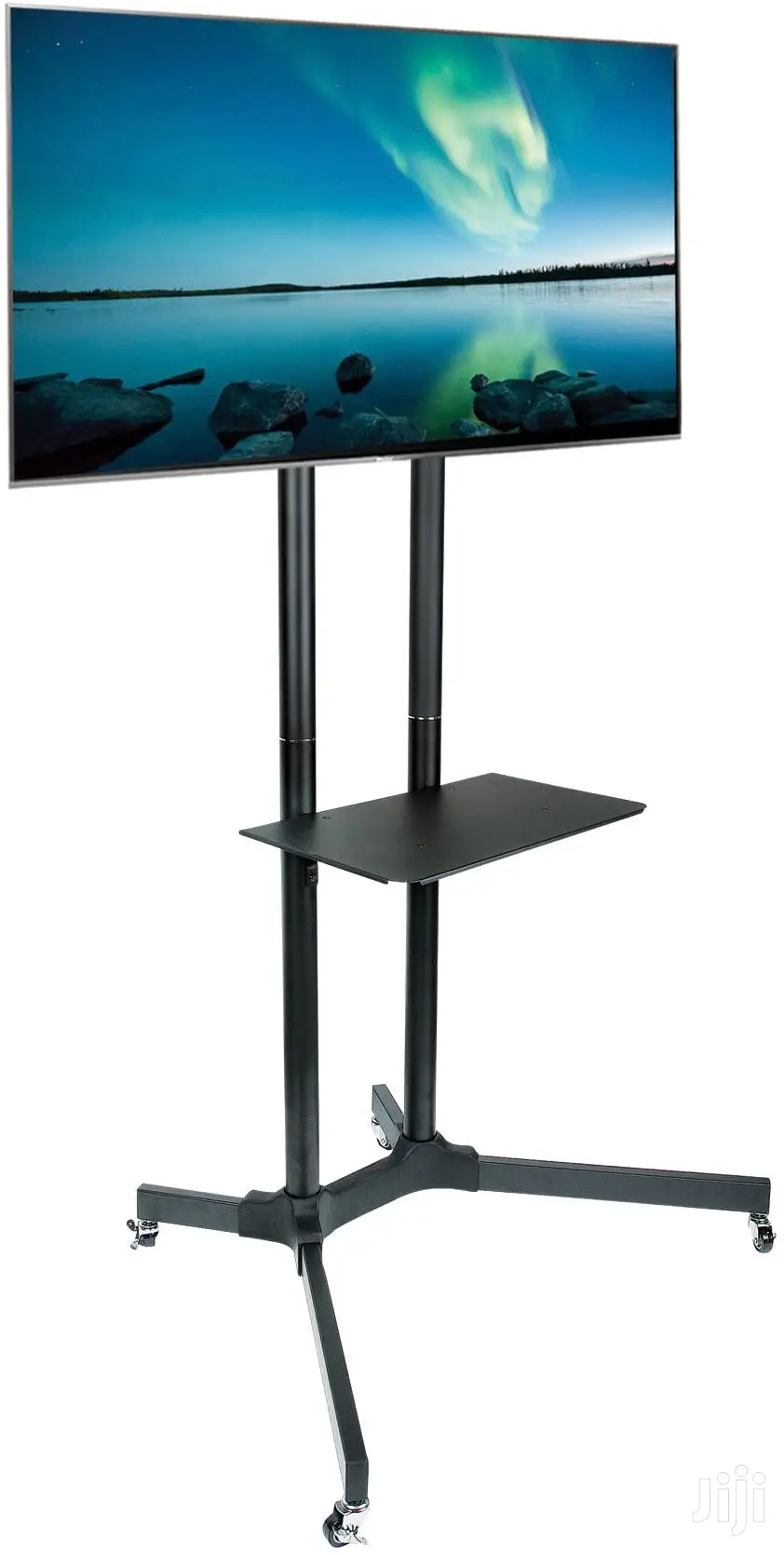 TV Stand Mount With Wheels and Shelf for 32-65 Inch LCD, LED
