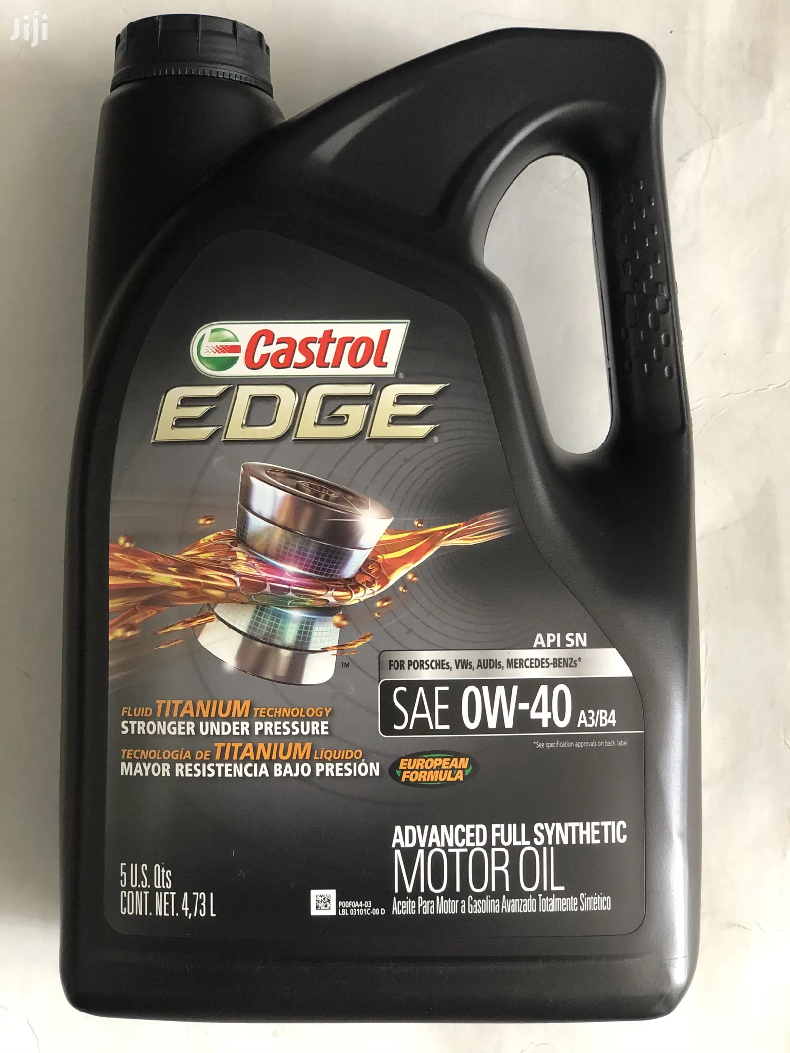 Castrol EDGE Advanced Full Synthetic Oil (0w-40)