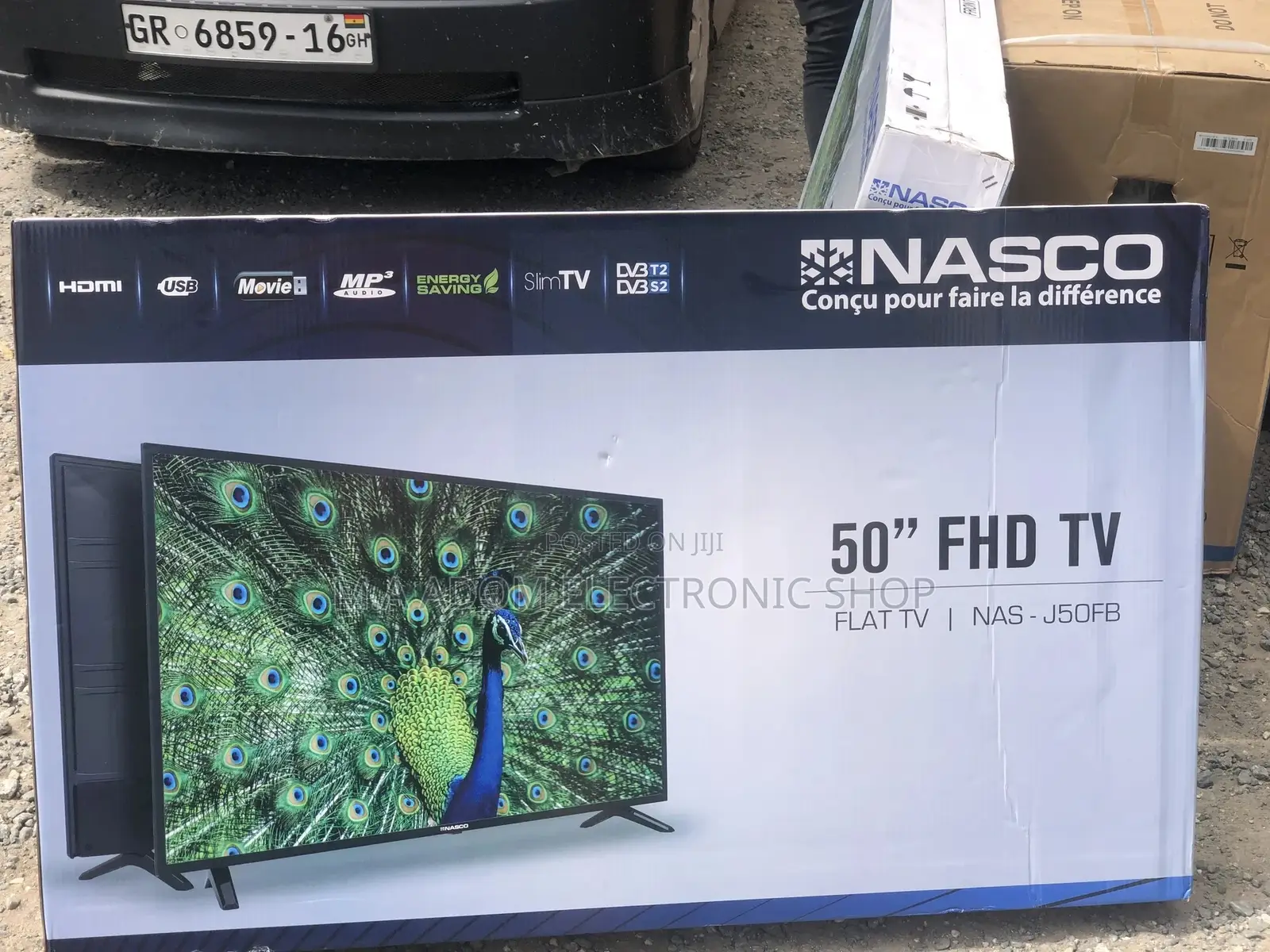 Nasco 50” Uhd 4K Digital Satellite Led Tv