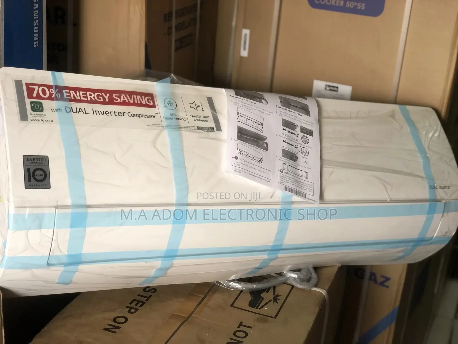 Lg 2.0 Hp Split Ac Dual Inverter With R410 Gas