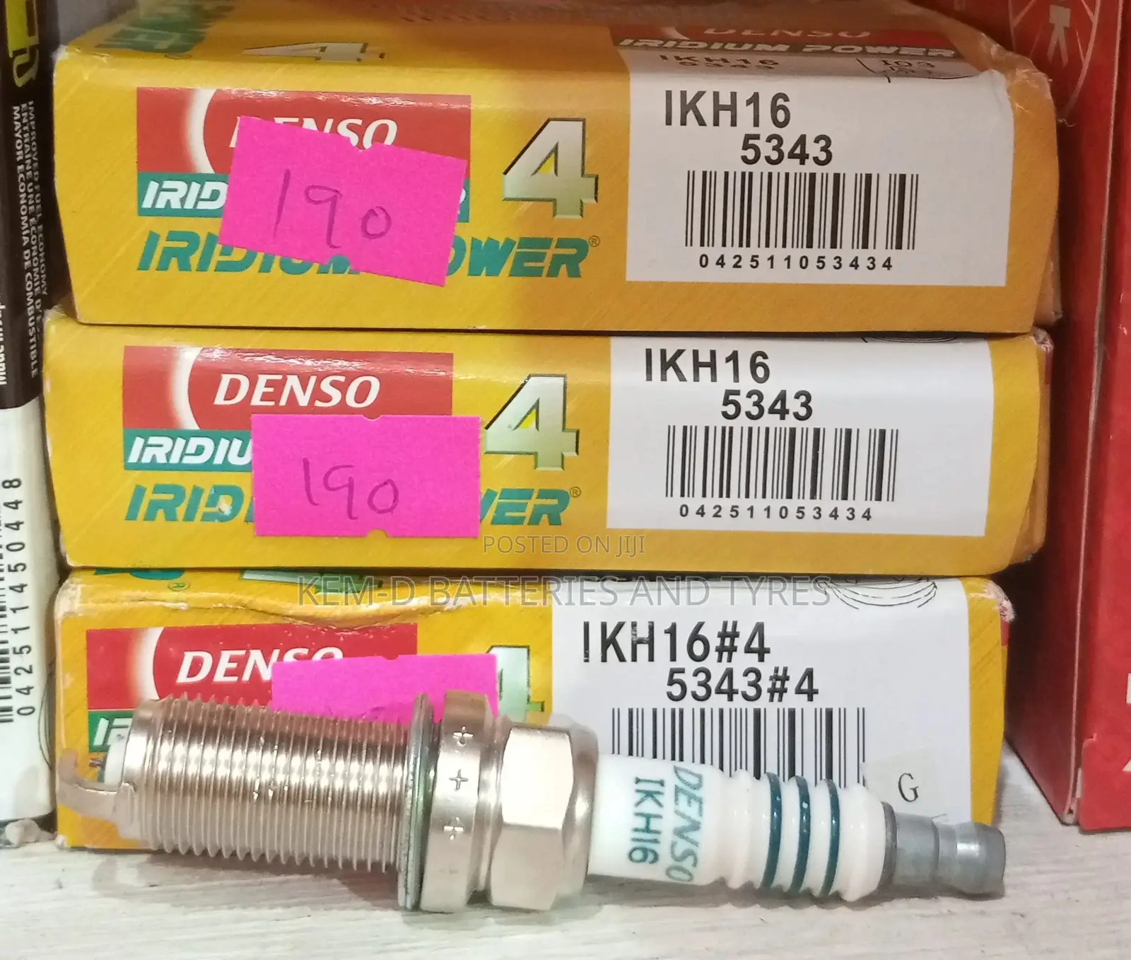 Denso Ikh16 ( 5343 ) Iridium Spark Plug + Delivery