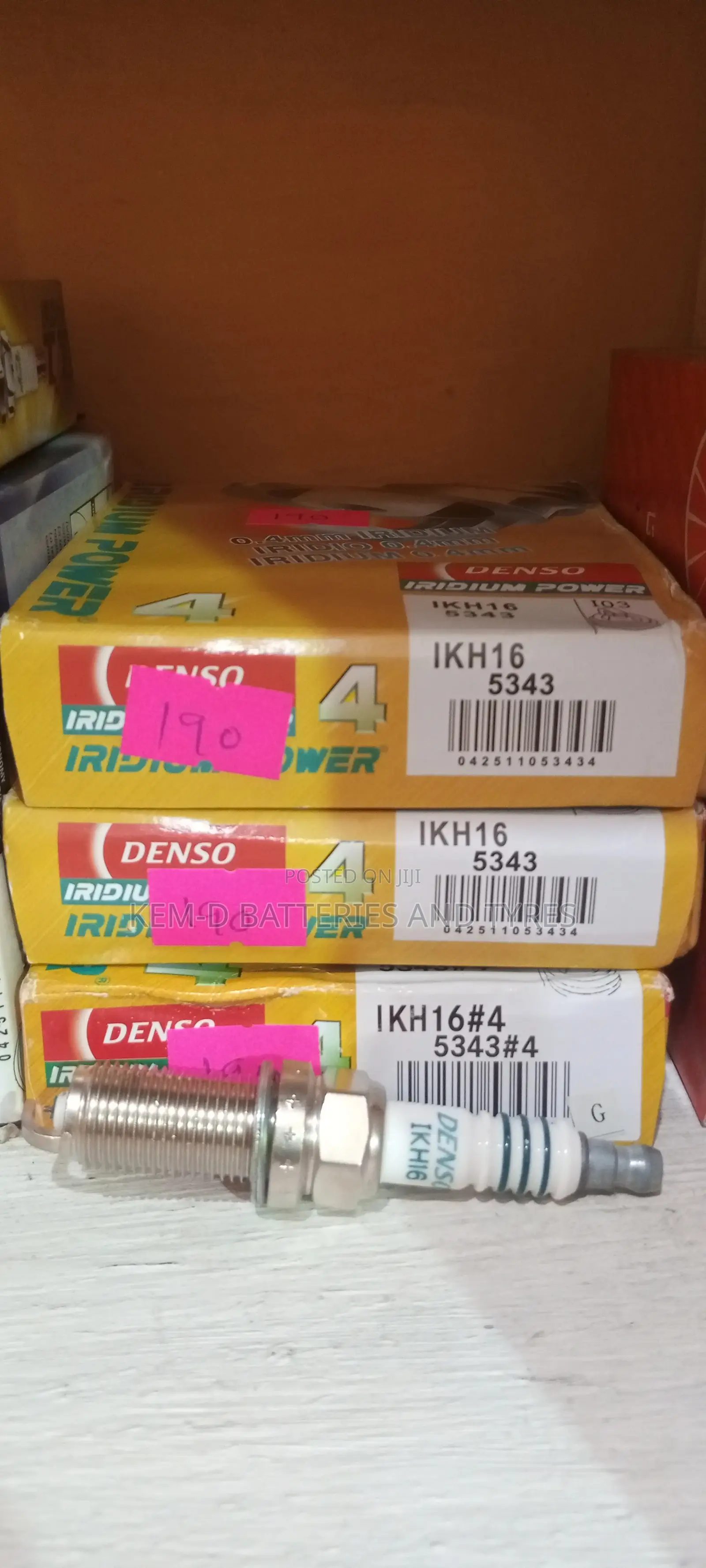 Denso Ikh16 ( 5343 ) Iridium Spark Plug + Delivery