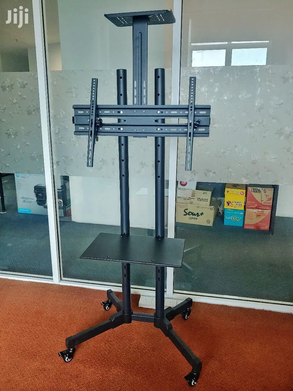 TV Stand Mobile Cart Mount Wheels LED Flat Screen 32- 70"