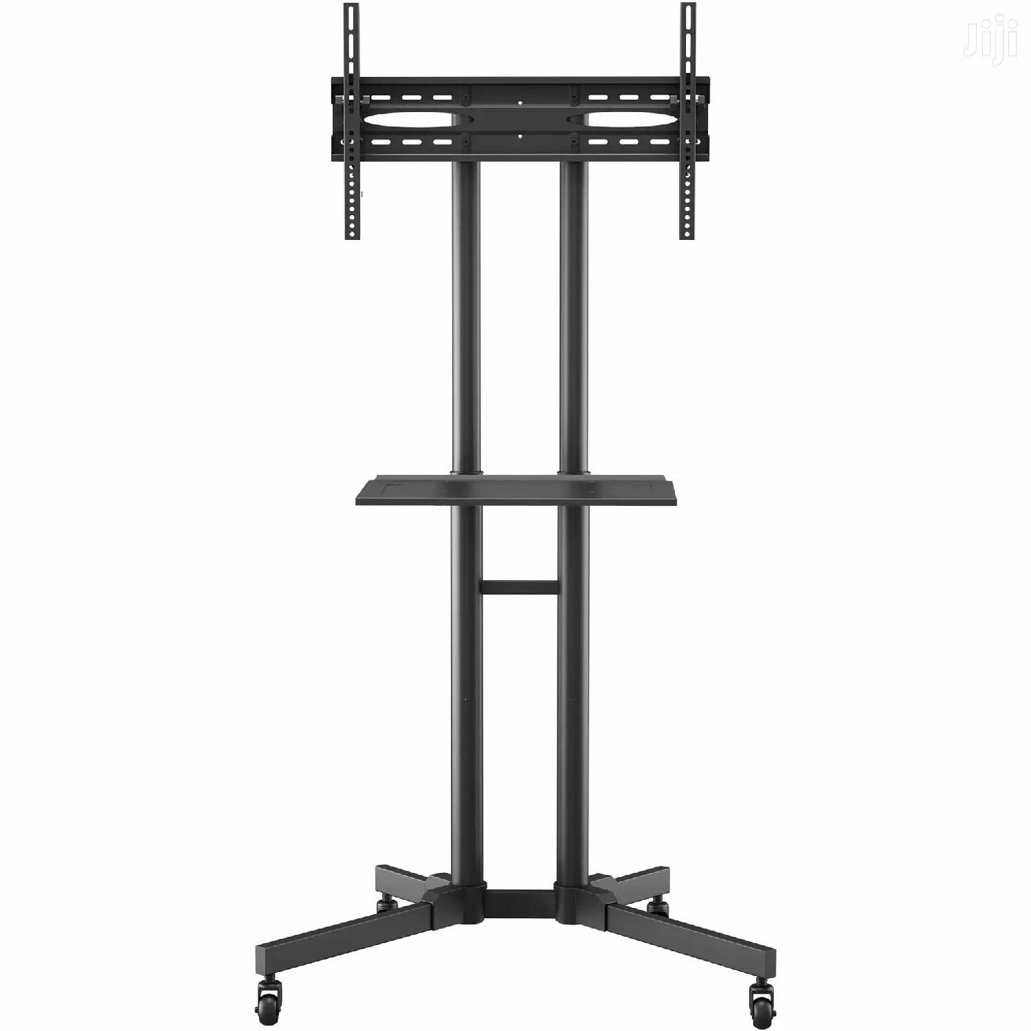 Perfect Durable Mobile Stand With Laptop Shelf & Wheels
