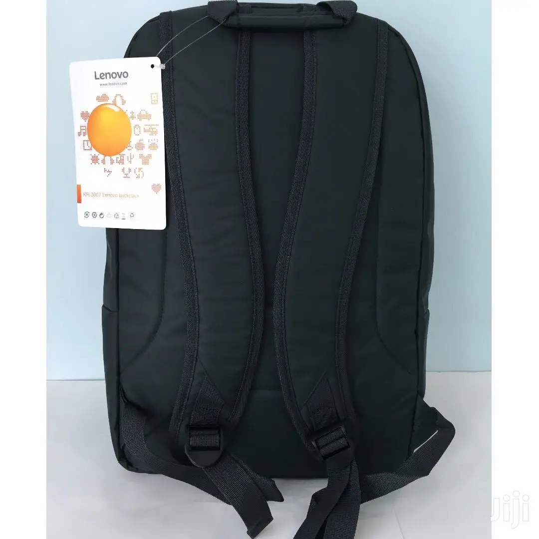 Brand New Lenovo Simple Black Laptop Backpack