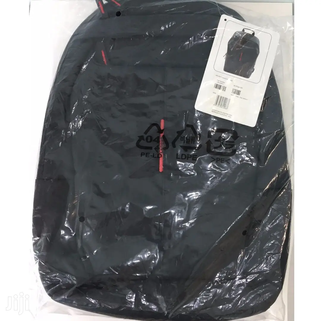 Brand New Lenovo Simple Black Laptop Backpack