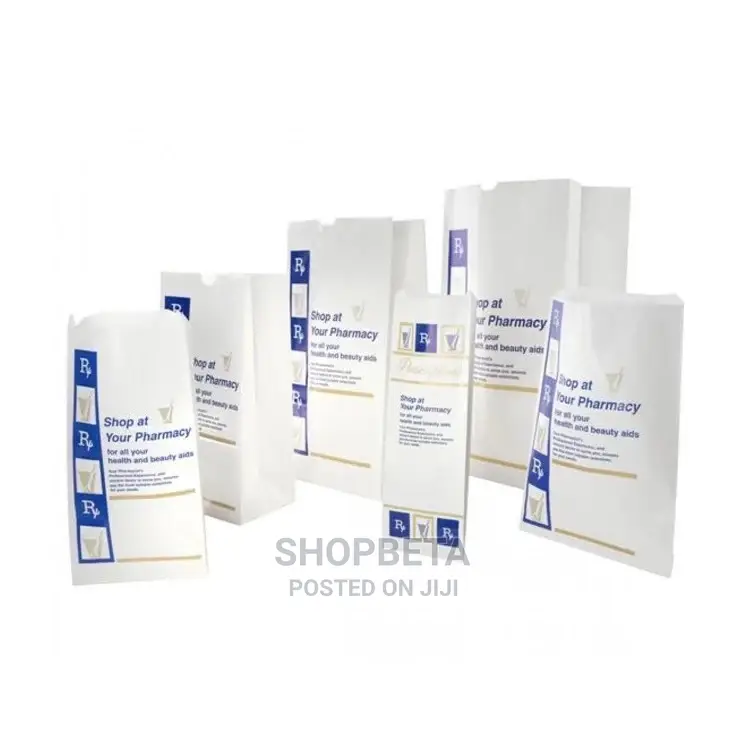 Customized Eco-friendly Pharmacy Paper Bag