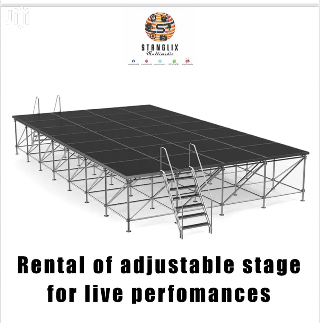 Rent Adjustable Stage for Events and Live Performances