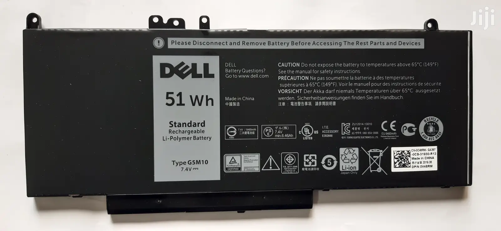 Original Dell Battery G5m10 for Dell Latitude E5450 E5550