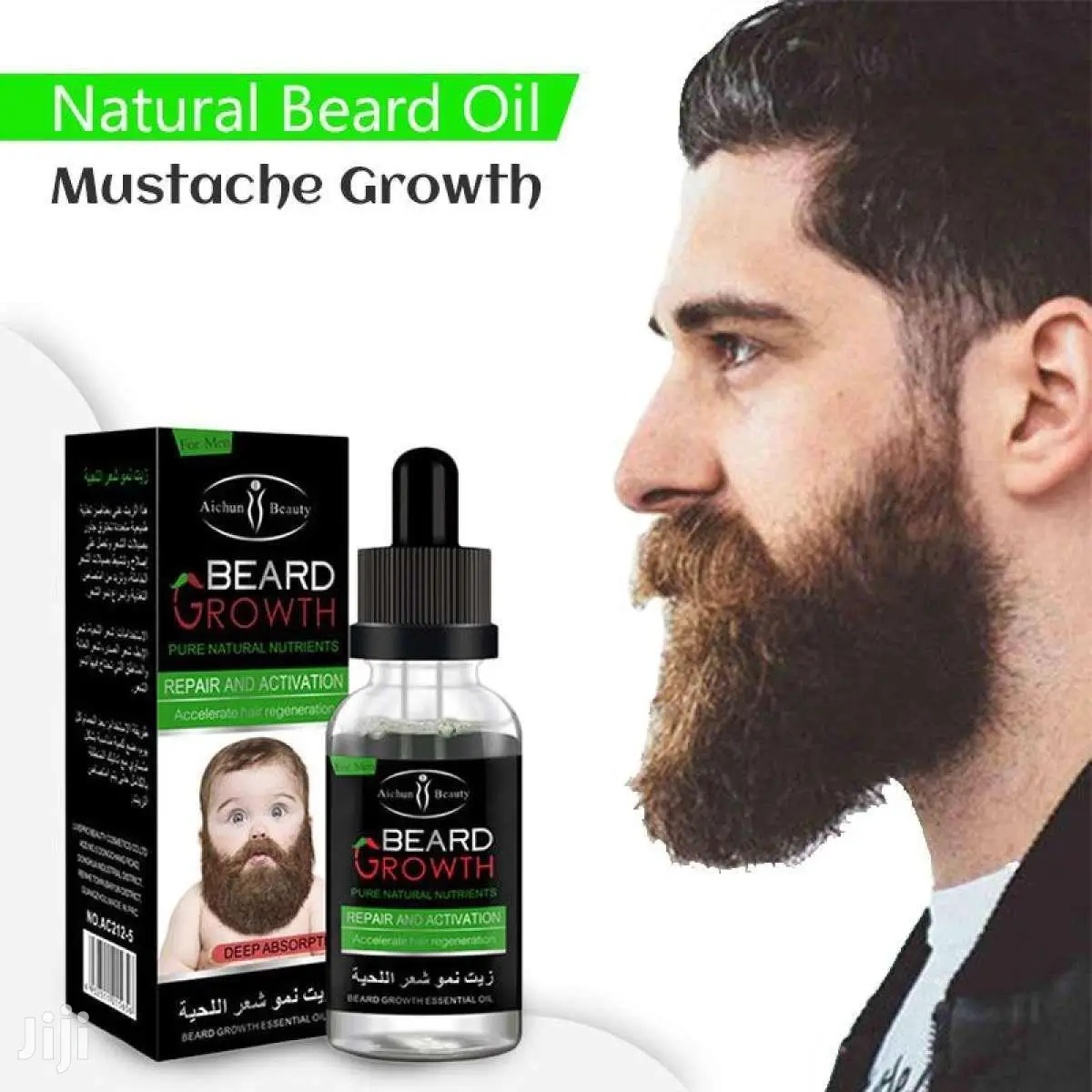 Beard, Chest and Bald Hair Growth
