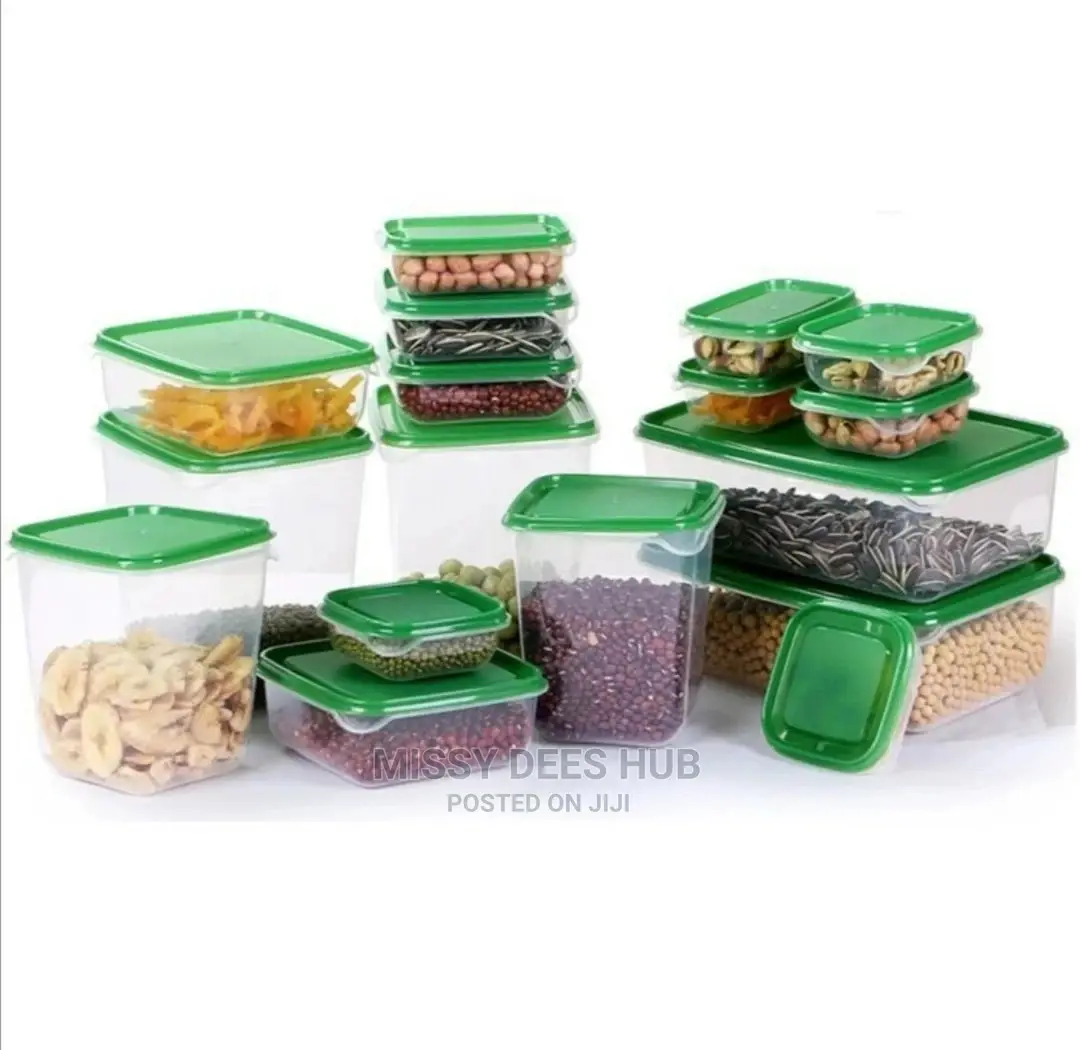 Storage Bowls With Lids ( 17pcs)