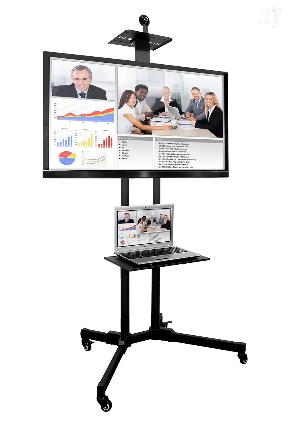 Universal Mobile TV Cart TV Stand With Mount/Trolley