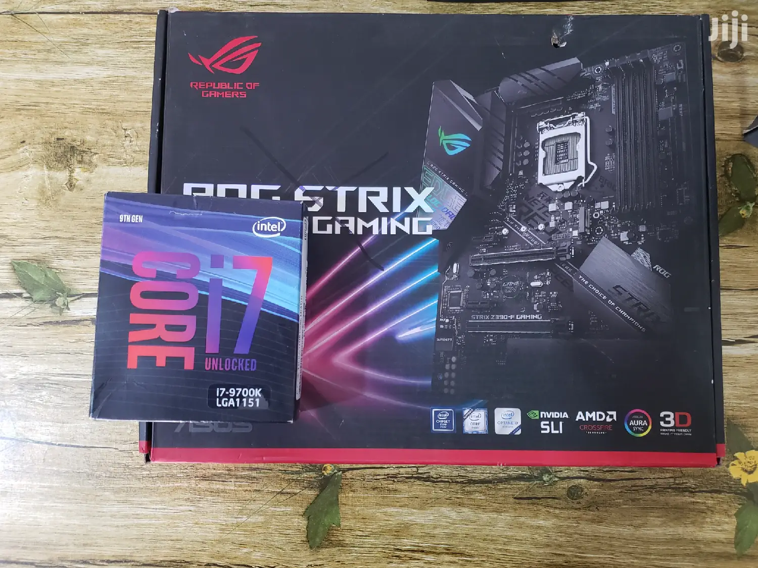 I7 Processor Plus Asus Strix Z390f Motherboard