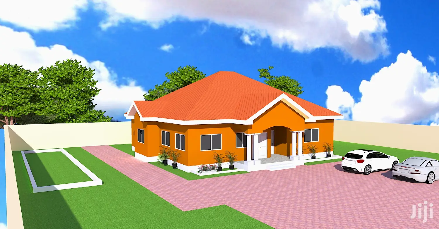 3 Bedroom Modern Building Plan 50 X 55 FEET