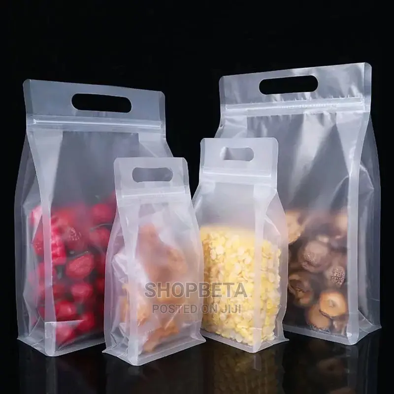 Resealable Frosted Flat Bottom Pouch