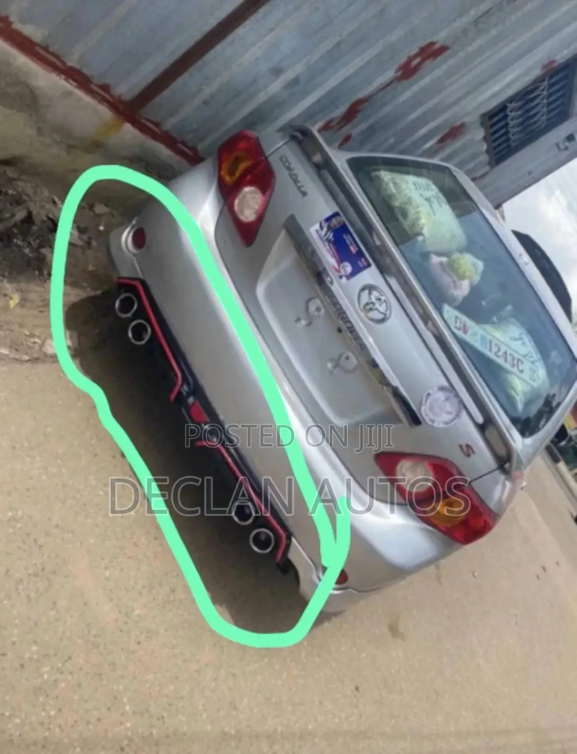 Corolla 09 Bumper Spoiler