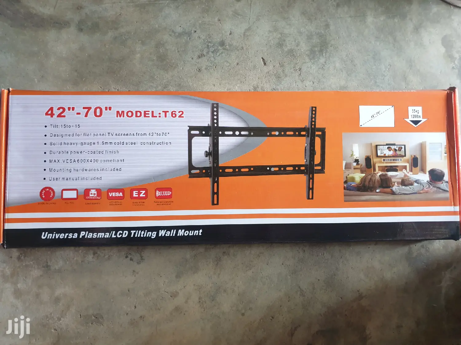 Adjustable Tv Wall Mount 42" 80