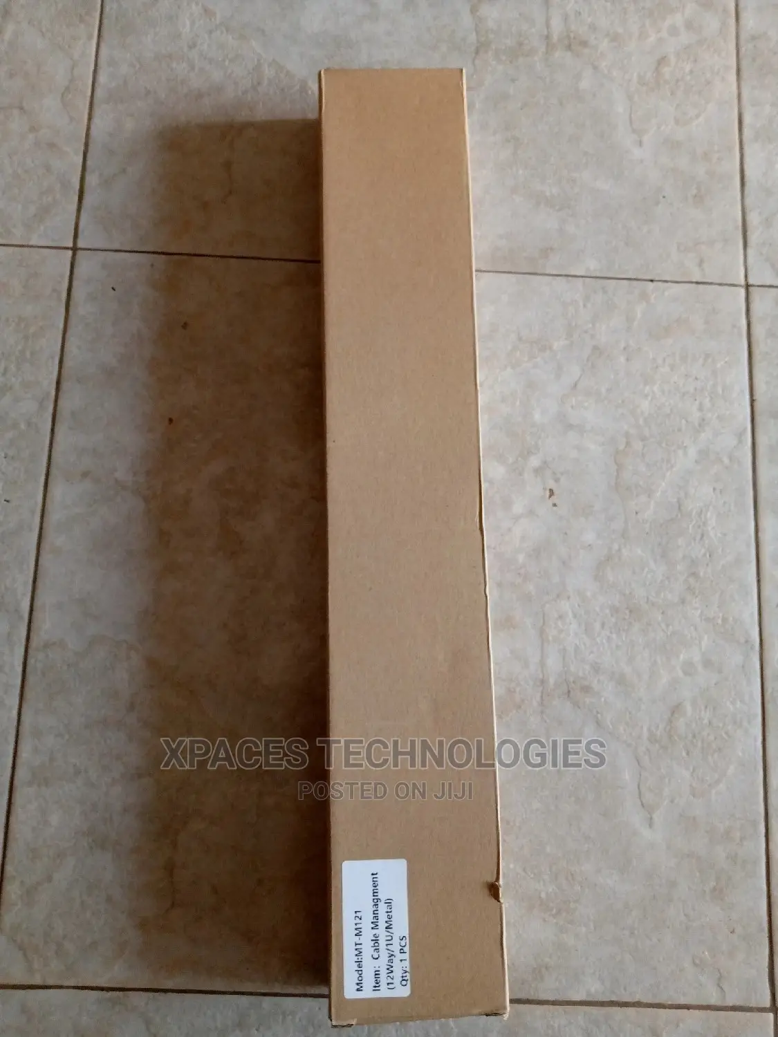 12 Way 1u Cable Manager Panel, Metal