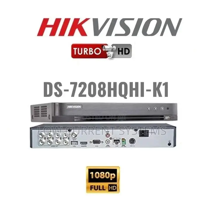 DVR Hikvision 8 Channel Two Way Audio 5mp Ids-7208hqhi-M1/Xt