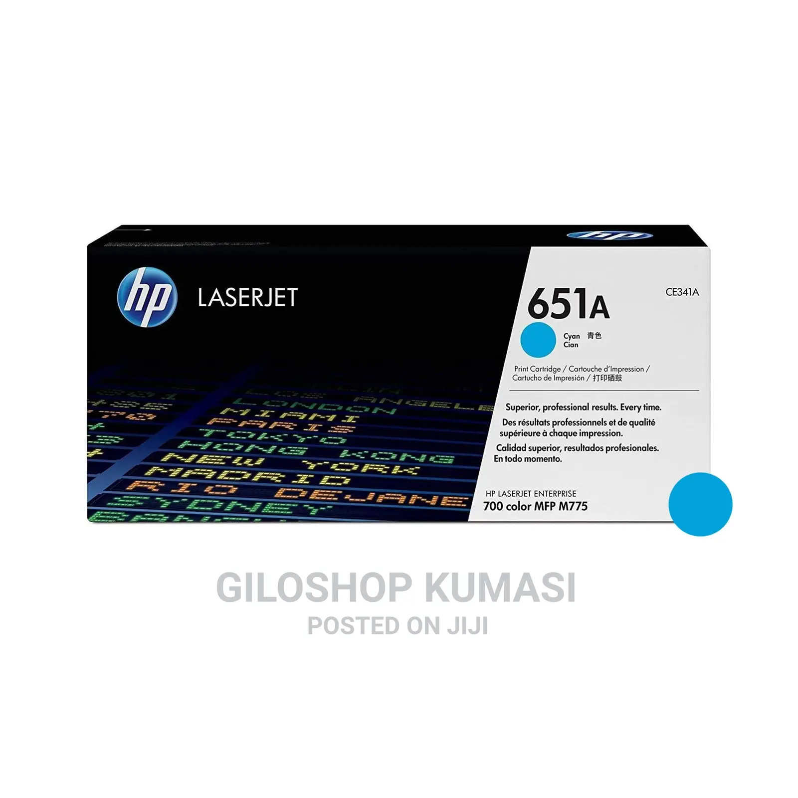 HP 651A CE341A Toner Cartridge Original-Cyan